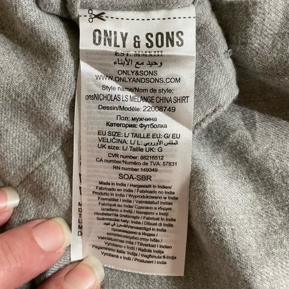 Only & sons - Mens - brushed cotton shirt - Picture 6 of 8